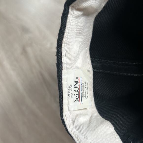 Vintage 1995 Brickyard 400 NASCAR Snapback Hat Delong Black Wool Cap USA - Picture 4 of 8